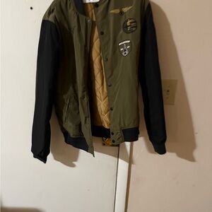 Sovereign Code Olive and Black Bomber Jacket